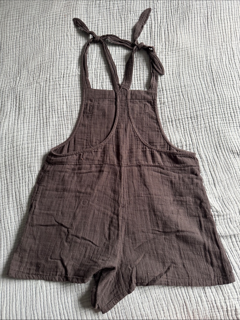 aerie Tie-Strap Short Romper - Picture 2 of 3